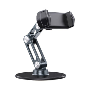 Aluminum Desk Phone Holder Clip – Universal Mobile Stand for iPhone, Xiaomi, and Android Devices