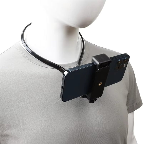 Hands-Free Wearable Neck Phone Holder – Lazy Mount for iPhone, Samsung, GoPro & Smartphones (4